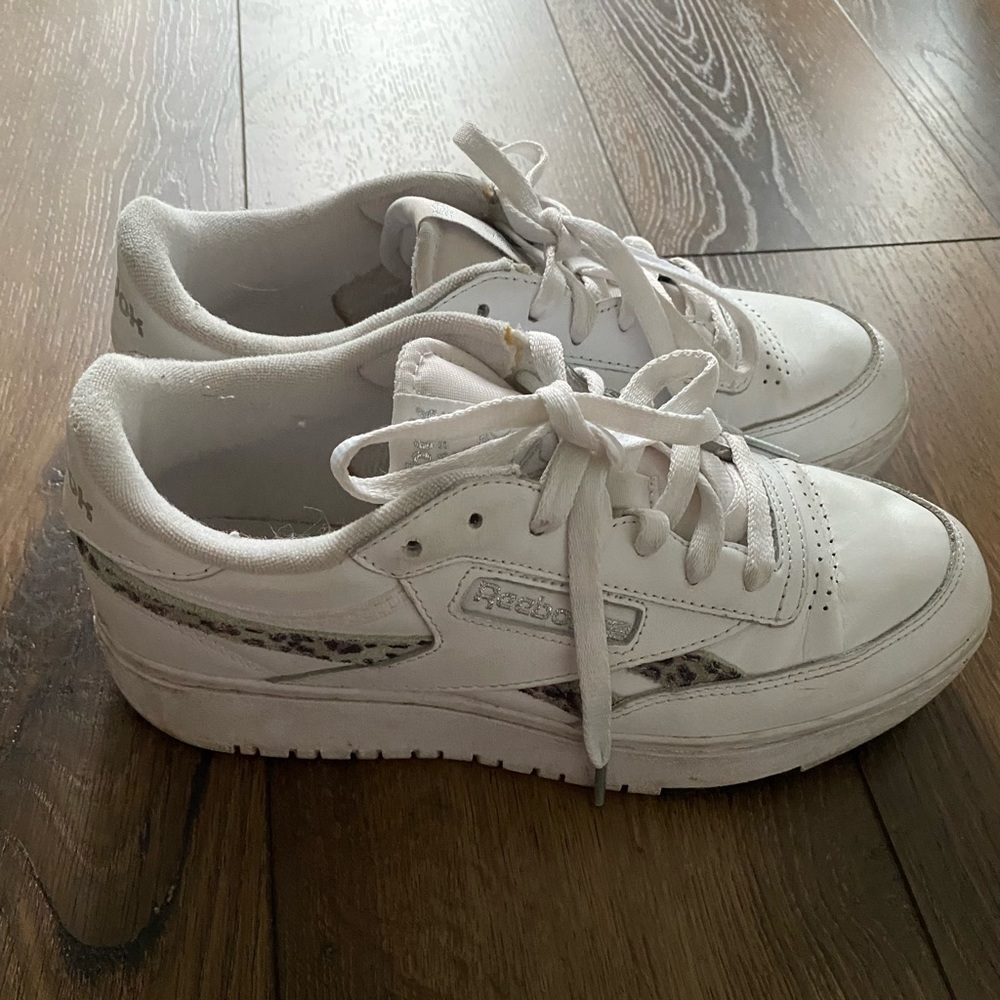 Reebok Club C Grey Leopard Sneakers